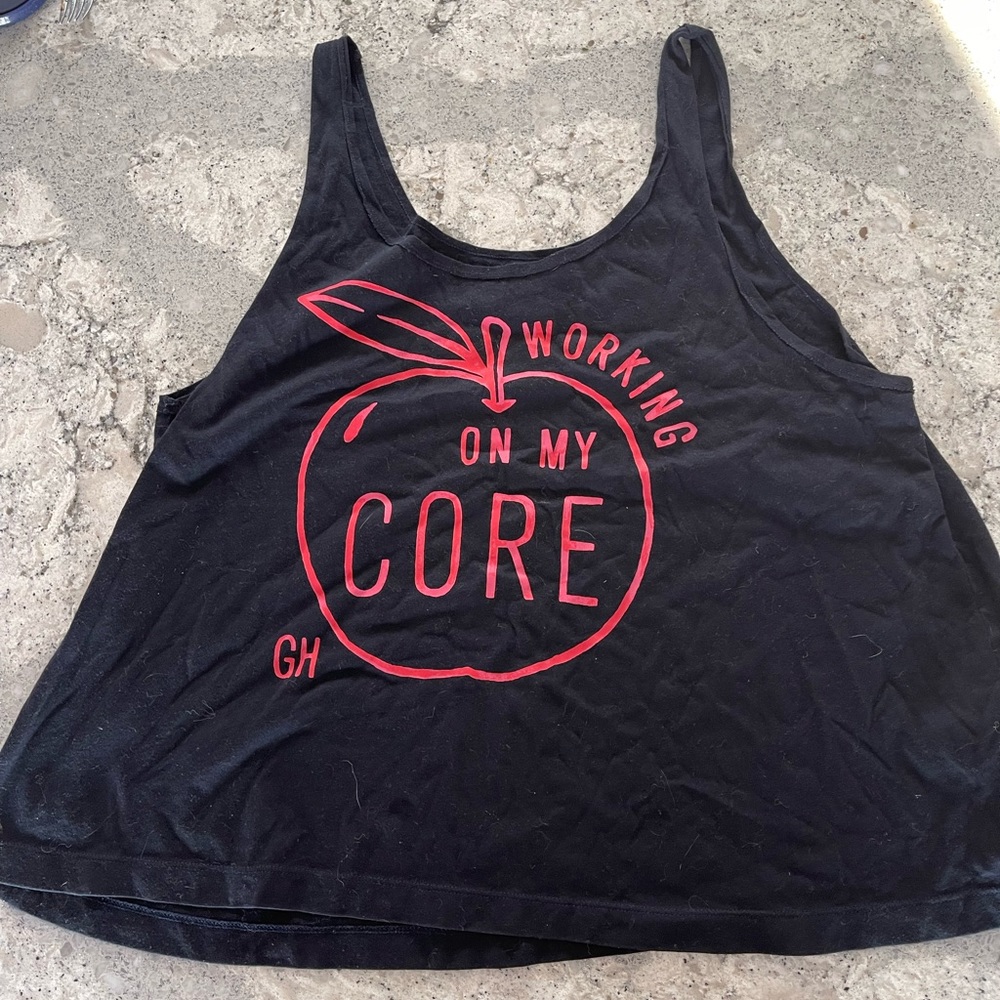 Gilly Hicks Working on My Core Workout Tank